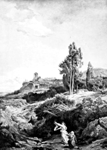 025 Abraham accompanied by the Angel of the Covenant, pleads with the Almighty for Sodom and Gomorr