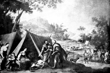 053 Laban accuses Jacob of stealing his household gods