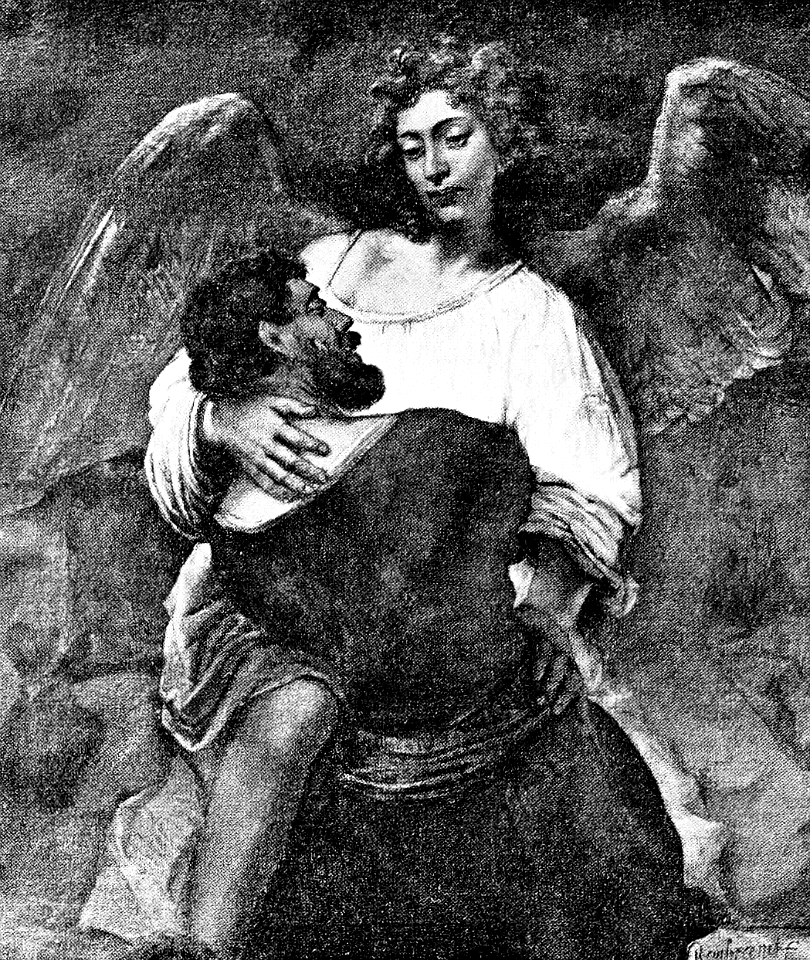 056 Jacob wrestling with the Angel