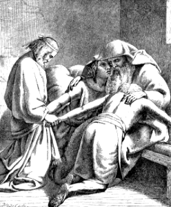 078 Jacob blessing Ephraim and Manasseh, the sons of Joseph