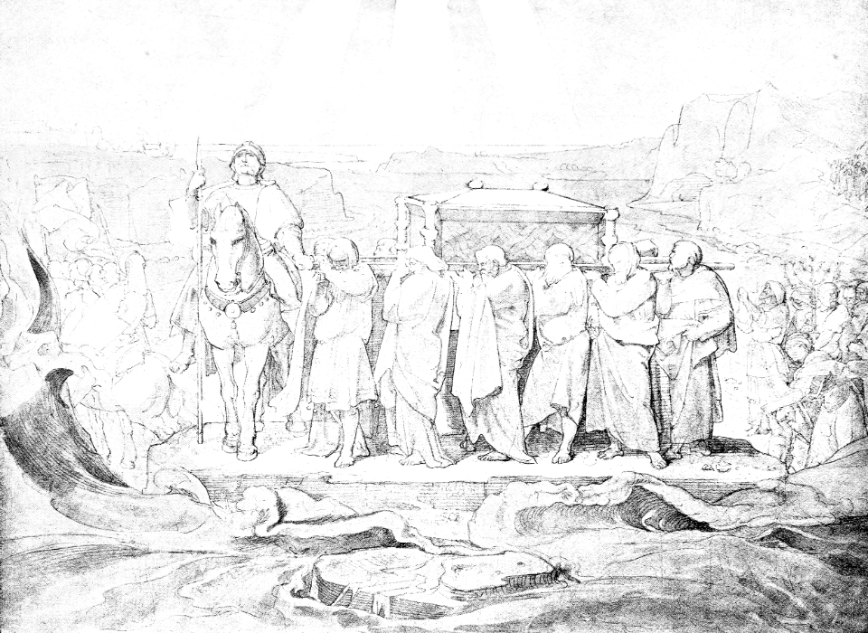 109 The Ark of the Covenant, borne by Kohathites, directs the march of the Hebrews