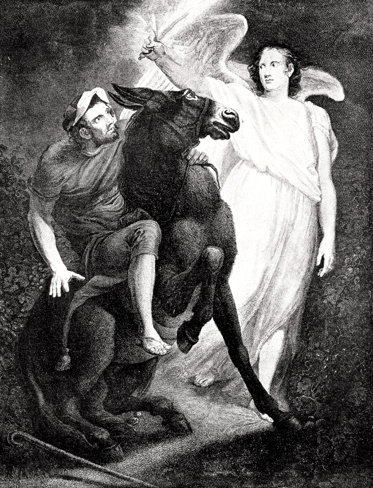 114 The Angel of the Lord interrupts Balaams Journey