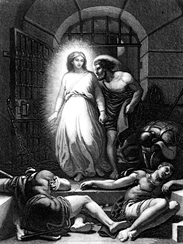 09 Acts 12 - Angel visits in the Night (taking Peter from Prison)