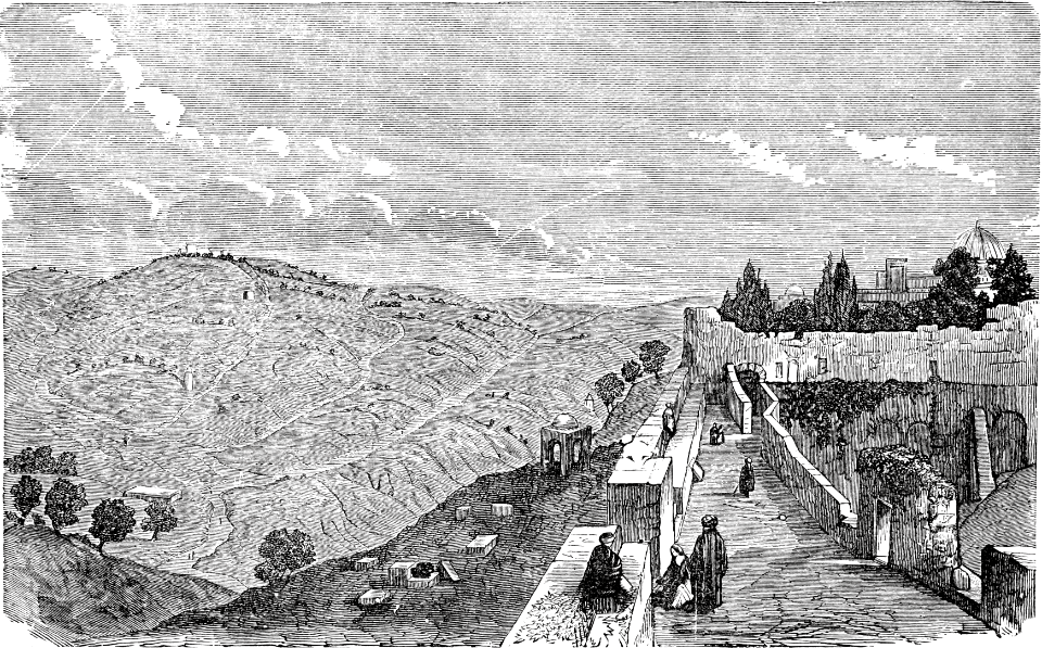 81 Looking at the Mount of Olives from Jerusalem