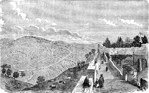 81 Looking at the Mount of Olives from Jerusalem