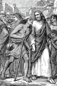 27 Mark 08 v23 Leading the Blind Man by the Hand