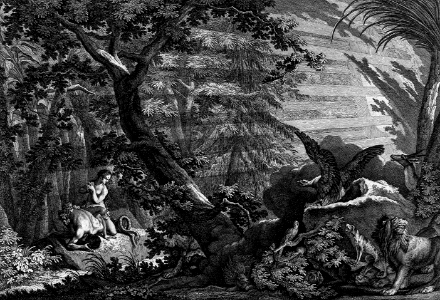 09 Adam and Eve cover their Nakedness as God makes His wrath felt