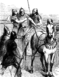 11 1 Kings 22 v35 - Ahab is wounded in Battle