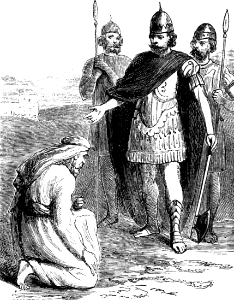 08 1 Kings 20 v40 - Ahab responds to the Prophet - So shall your judgment be