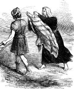 06 1 Kings 19 v19 - Elijah casts his mantle on Elisha