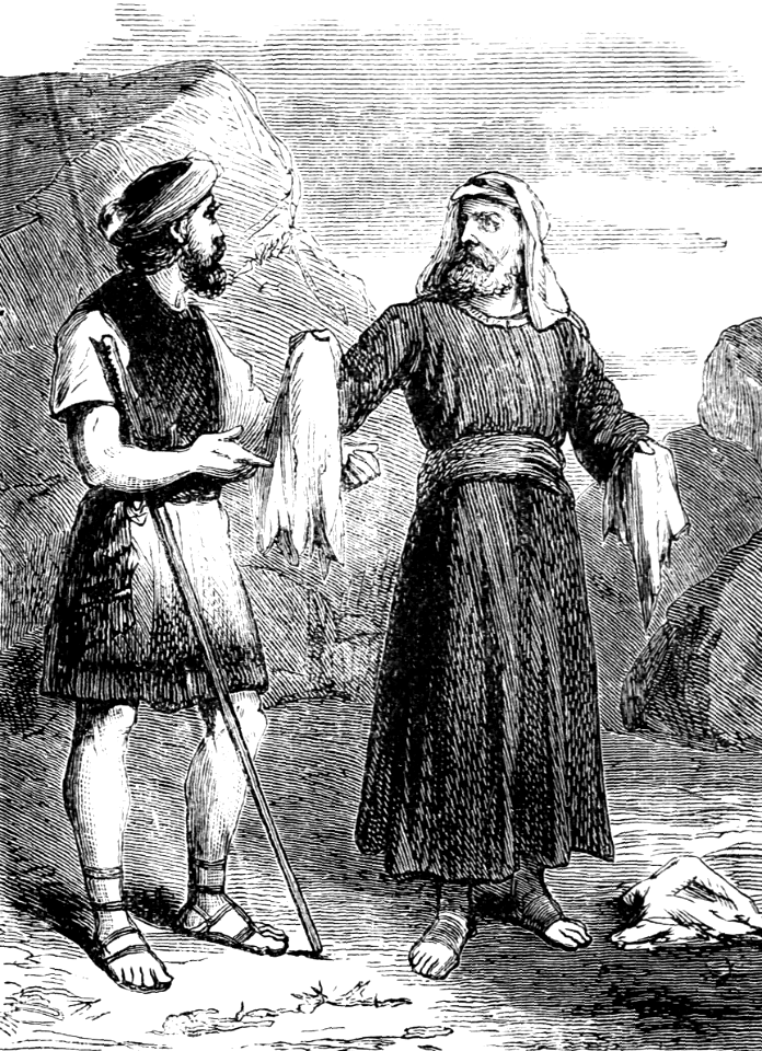 01 1 Kings 11 v31 - Ahijah tearing the garment - ten tribes to go to Jeroboam