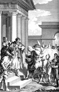 20 At Lystra, the People try to worship Paul and Barnabas
