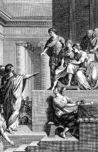 33 Paul defends himself before Agrippa