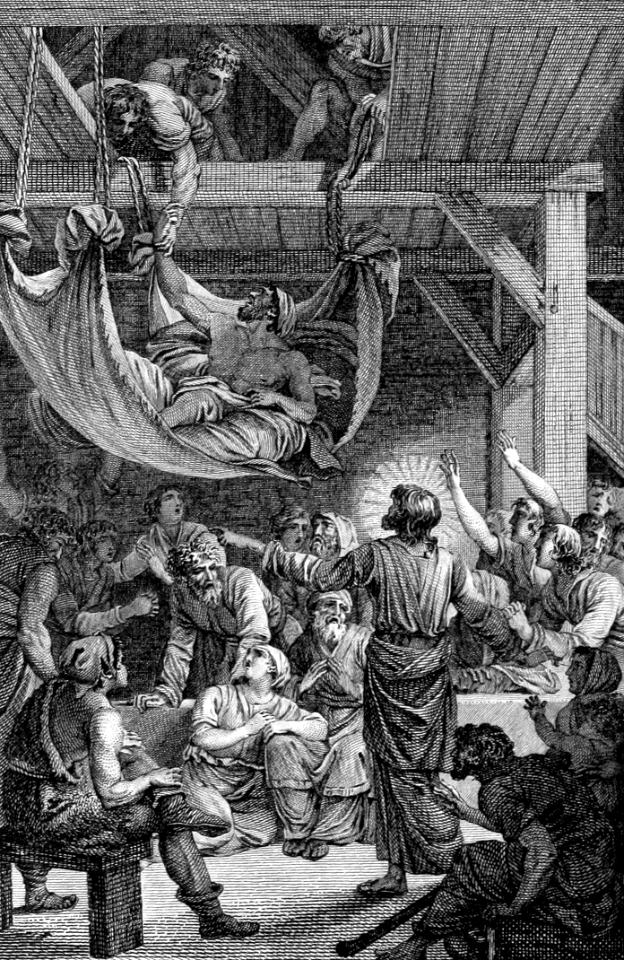 15 Healing the Paralytic let down through the Roof