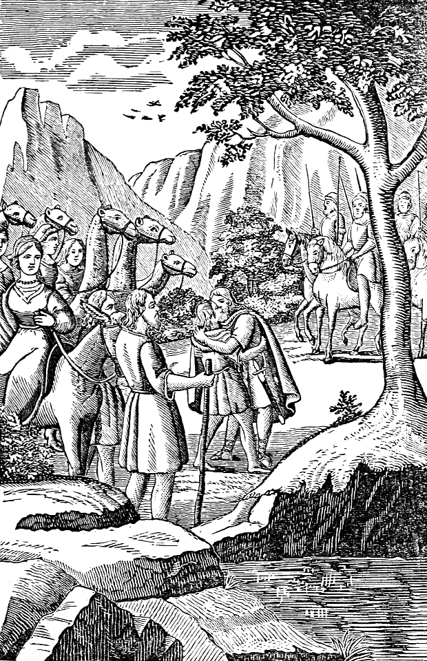 10 Jacob and Esau are reconciled