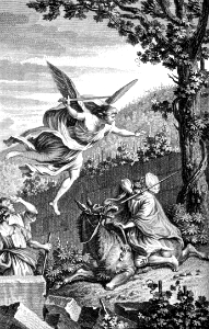 076 Balaams Ass and the Angel with the Sword