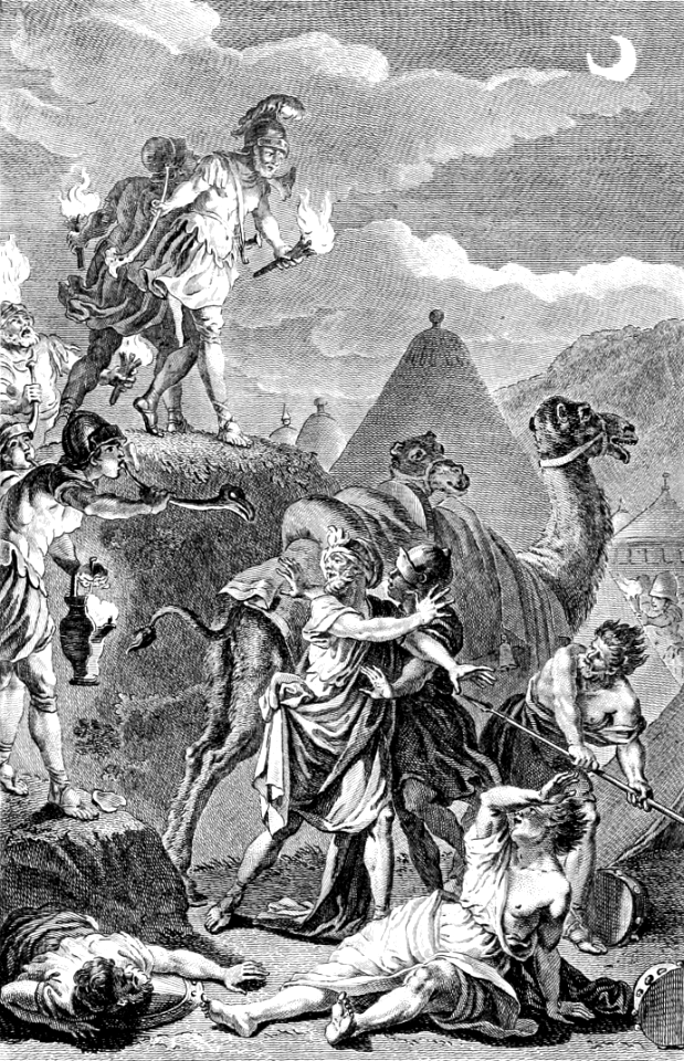 090 Gideon defeats the Midianites - Free Stock Illustrations | Creazilla