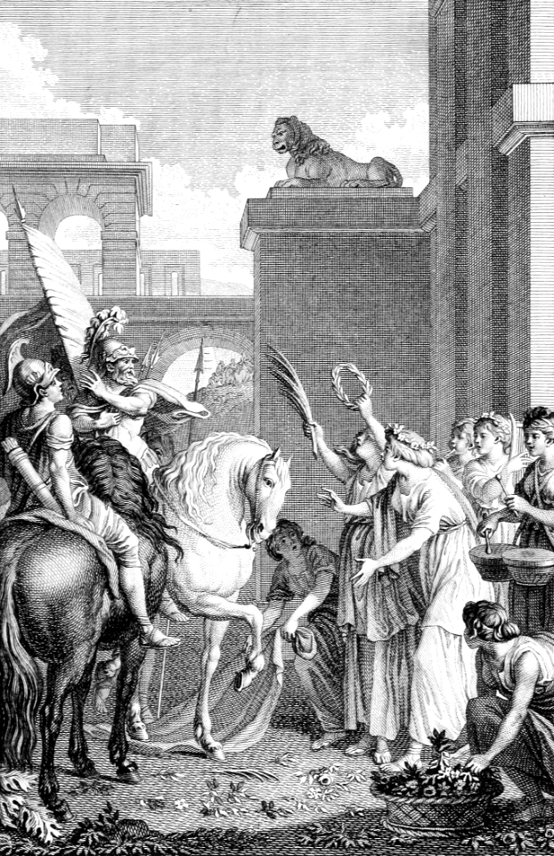 091 The Daughter of Jephthah greets him