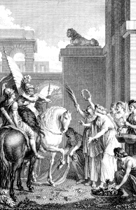 091 The Daughter of Jephthah greets him