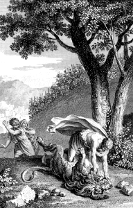 093 Samson slays a Lion