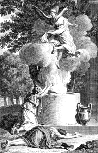 092 The Angel of the Lord rises in Manoahs Sacrifice