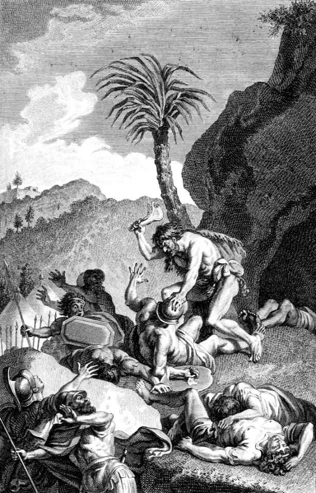 094 Samson slays the Philistines with the Jawbone of an Ass
