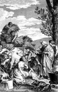 101 Boaz speaks to Ruth in the Harvest Field