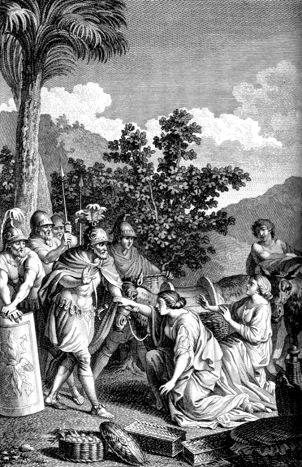 113 Abigail pacifies David with Offerings