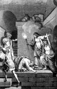 114 The Witch of Endor conjures up Samuel