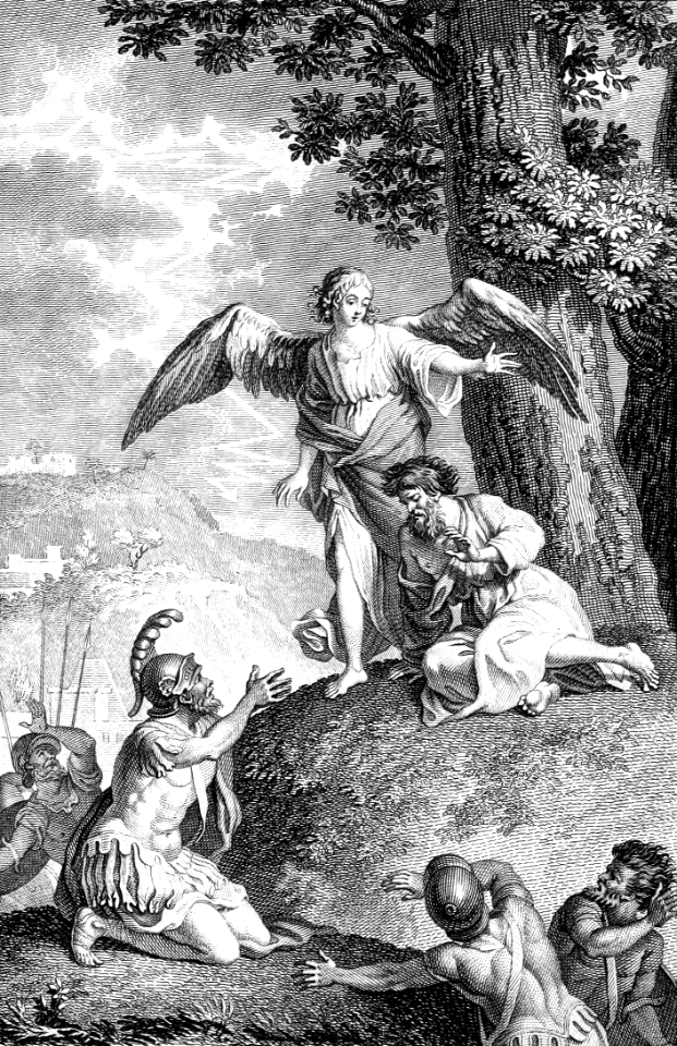 133 2 Kings 01 The Captain of the third group of Soldiers pleads with Elijah to come down