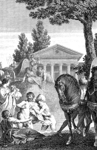 137 Namaan washes in the Jordan and is cleansed from Leprosy
