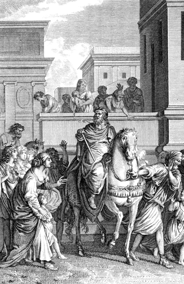 171 Haman is obliged to pay Honor to Mordecai