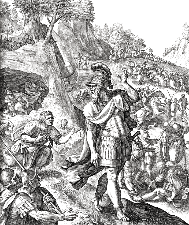 18 1 Samuel 24 David Cuts the Skirt off Sauls Robe