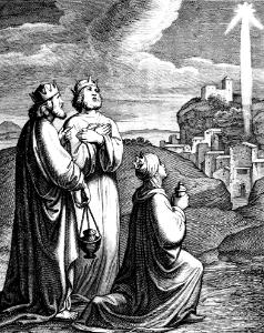 06 Matthew 02 v09-10 The Wise Men follow the Star