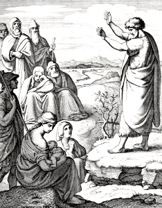 11 Matthew 03 v01-02 John the Baptist preaching in the Wilderness