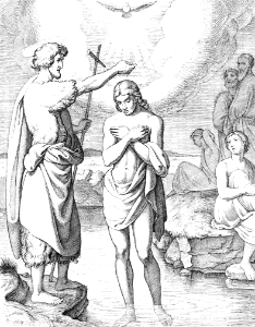 12 Mark 01 v09-11 Jesus baptized by John (baptism)