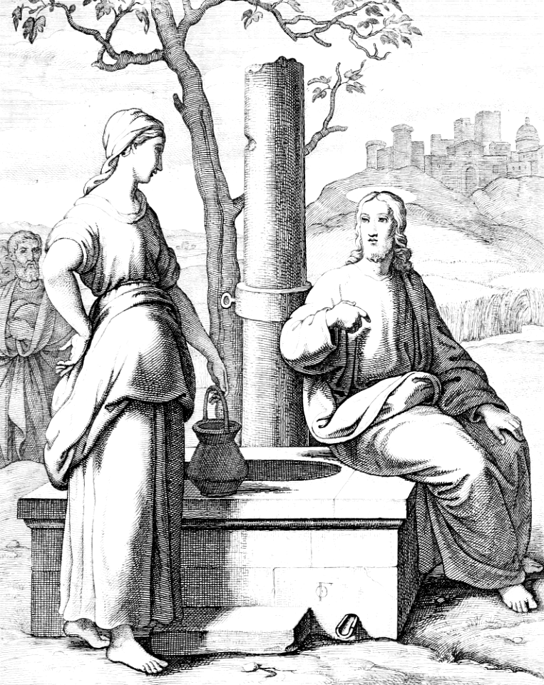 17 John 080 v26-27 Jesus with the Samaritan woman at the Well