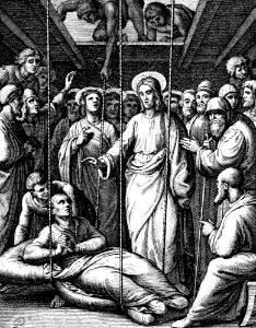 26 Mark 060 v01-12 Jesus heals the man of the palsy let down through the roof