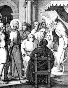 41 Matthew 26 v57-64 Jesus before Caiaphas