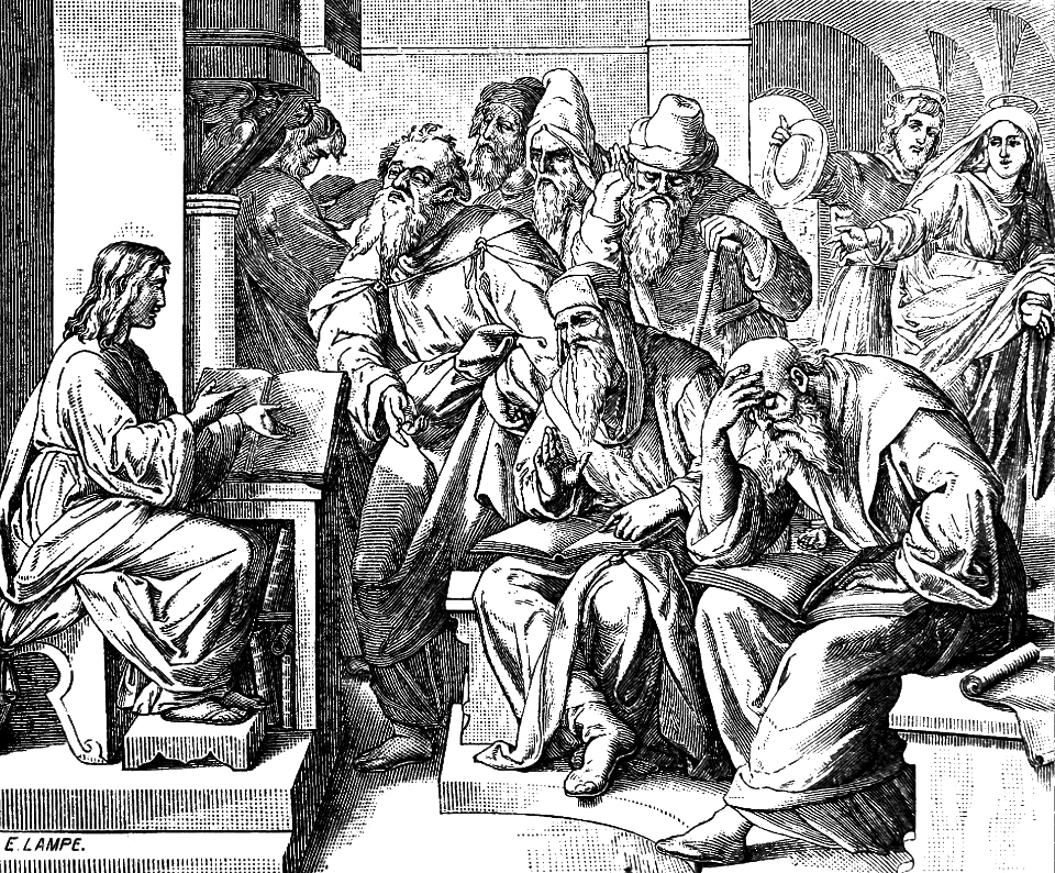 10 Jesus as a boy in the Temple, with the Doctors