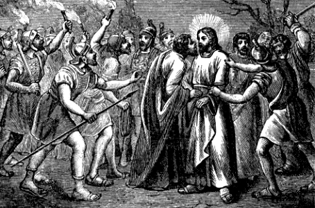 33 Jesus is arrested in the Garden - Judas betrays with a kiss