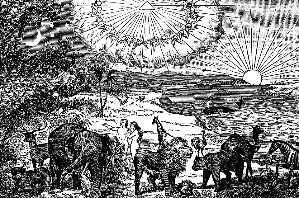 01 Adam and Eve in Eden (paradise)