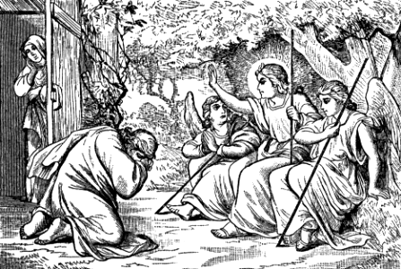 07 Abraham entertains three strangers (Angels)