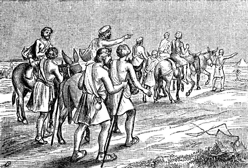 14 Josephs brothers travel to Egypt