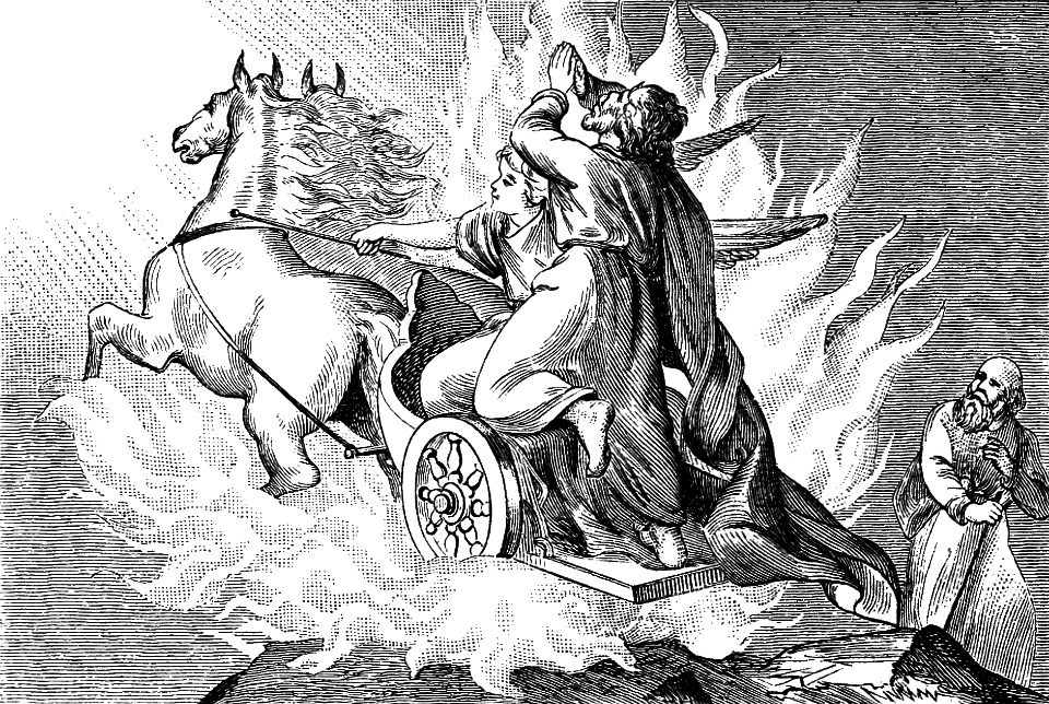 30 Elijah is taken to heaven in a Chariot of Fire