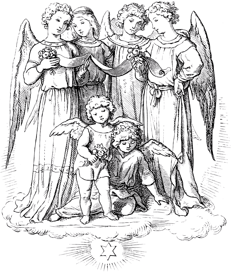 angel choir clip art
