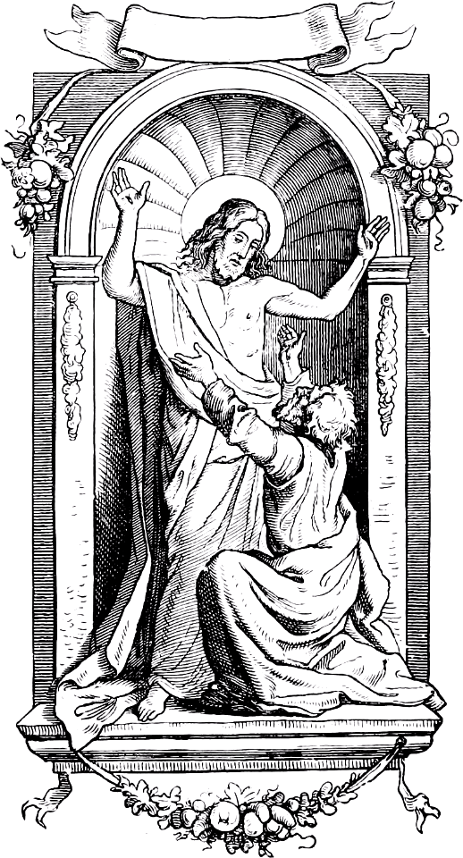 19 John 20 v24-29 - Thomas sees the wounds (needs text - Blessed are those who have not seen)