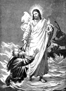 09 Christ saves Peter from sinking