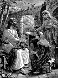 11 Jesus with Mary and Martha