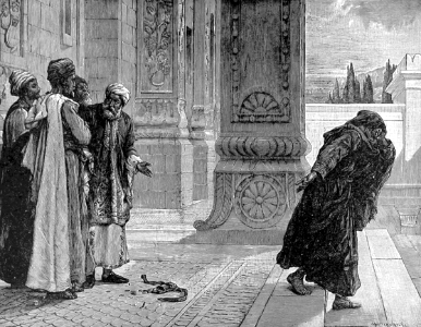 19 Judas goes out and hangs himself